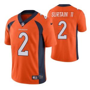 Broncos Patrick Surtain II Orange Jersey